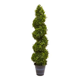 nearly natural Artificial Boxwood Indoor / Outdoor Topiary Plant