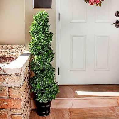 nearly natural Artificial Boxwood Indoor / Outdoor Topiary Plant