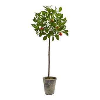 nearly natural Artificial Orange Tree