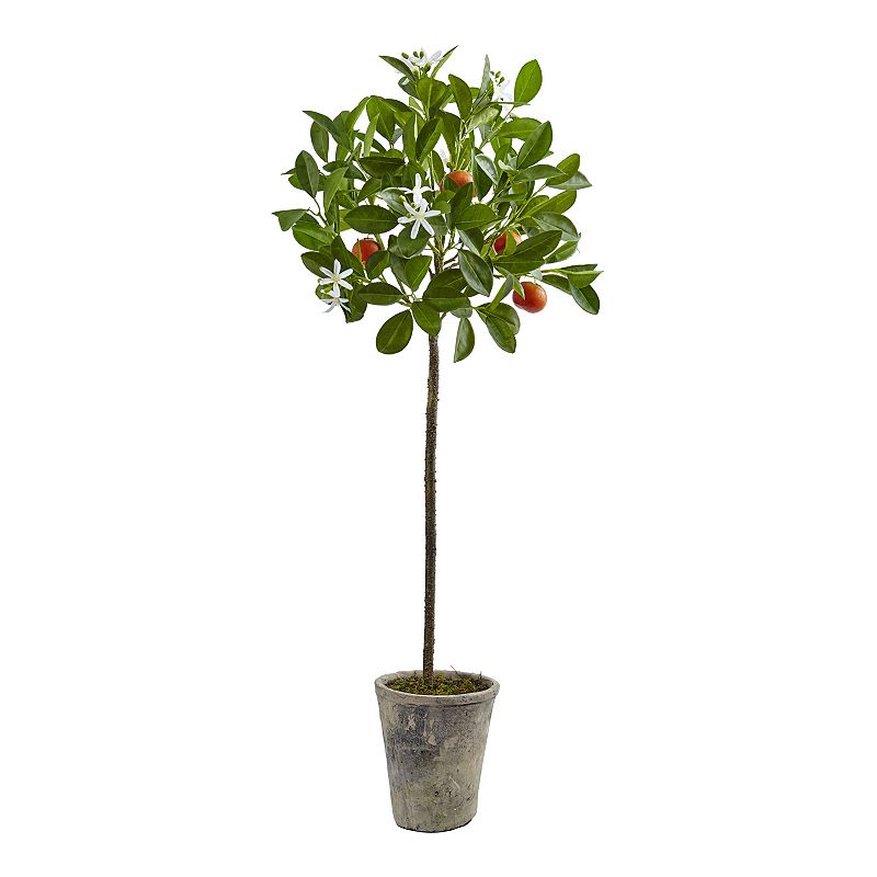 nearly natural Artificial Orange Tree, Green