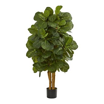 nearly natural Artificial 4-ft. Fiddle Leaf Fig Tree