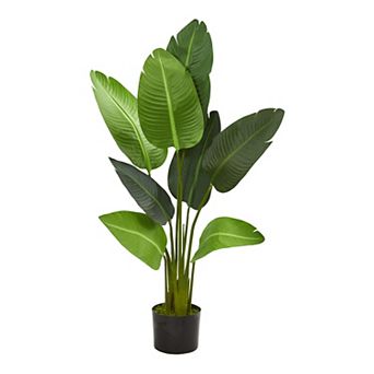 nearly natural Artificial 4-ft. Travelers Palm Tree