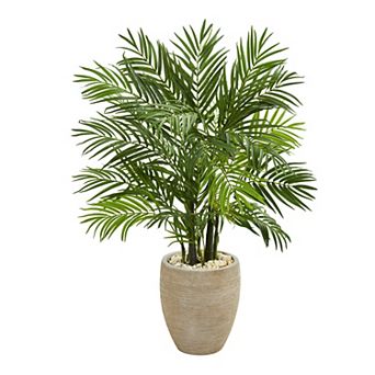 nearly natural Artificial 4-ft. Areca Palm Tree