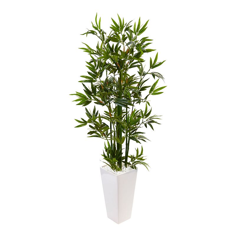 nearly natural 4.5-ft. Bamboo Artificial Tree, Green