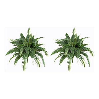 40 in Artificial Boston Fern 2 pc Set
