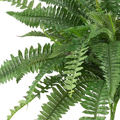 40-in. Artificial Boston Fern 2-piece Set