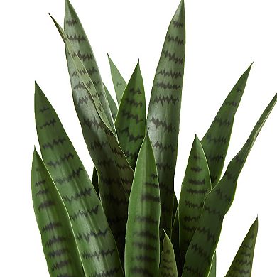 nearly natural 38-in. Sansevieria Green Artificial Plant
