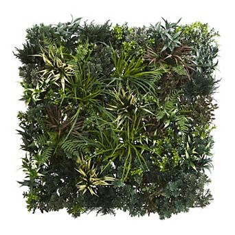 nearly natural 3-ft. x 3-ft. Greens & Fern Artificial Living Wall