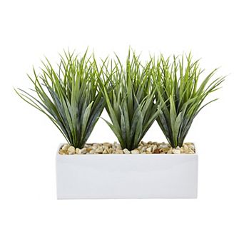 nearly natural Artificial Vanilla Grass Plant