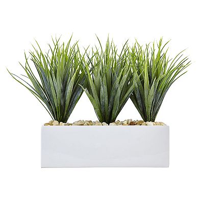 nearly natural Artificial Vanilla Grass Plant