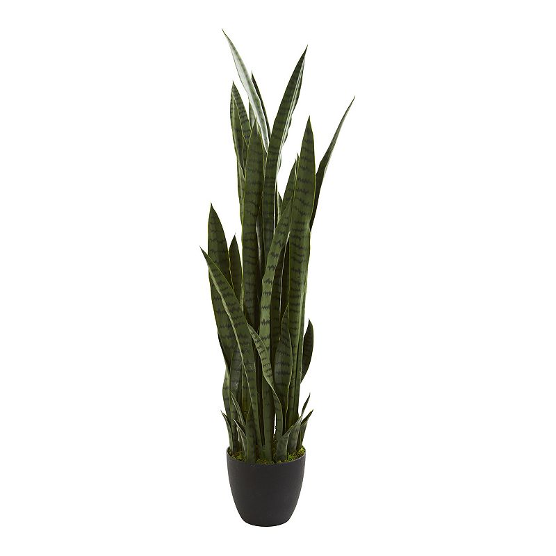 nearly natural 46-in. Sansevieria Artificial Plant, Green