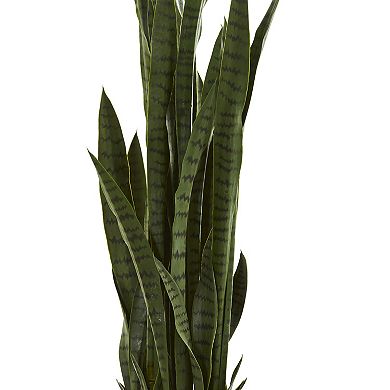 nearly natural 46-in. Sansevieria Artificial Plant