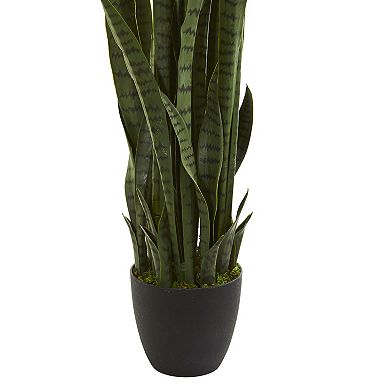nearly natural 46-in. Sansevieria Artificial Plant