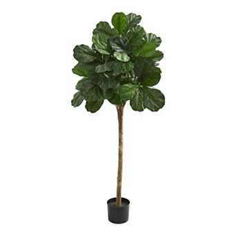 nearly natural 5-ft. Artificial Fig Fiddle Leaf Tree