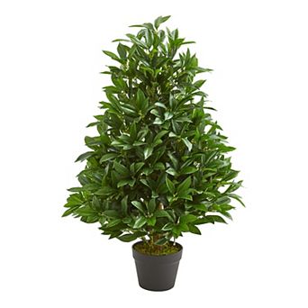 nearly natural 3-ft. Bay Leaf Artificial Topiary Tree