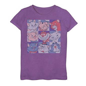 Disney's Franchise Cats Squared Girls 7-16 Graphic Tee