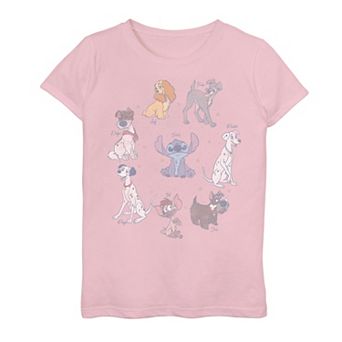 Disney's Franchise Disney Dogs Girls 7-16 Graphic Tee