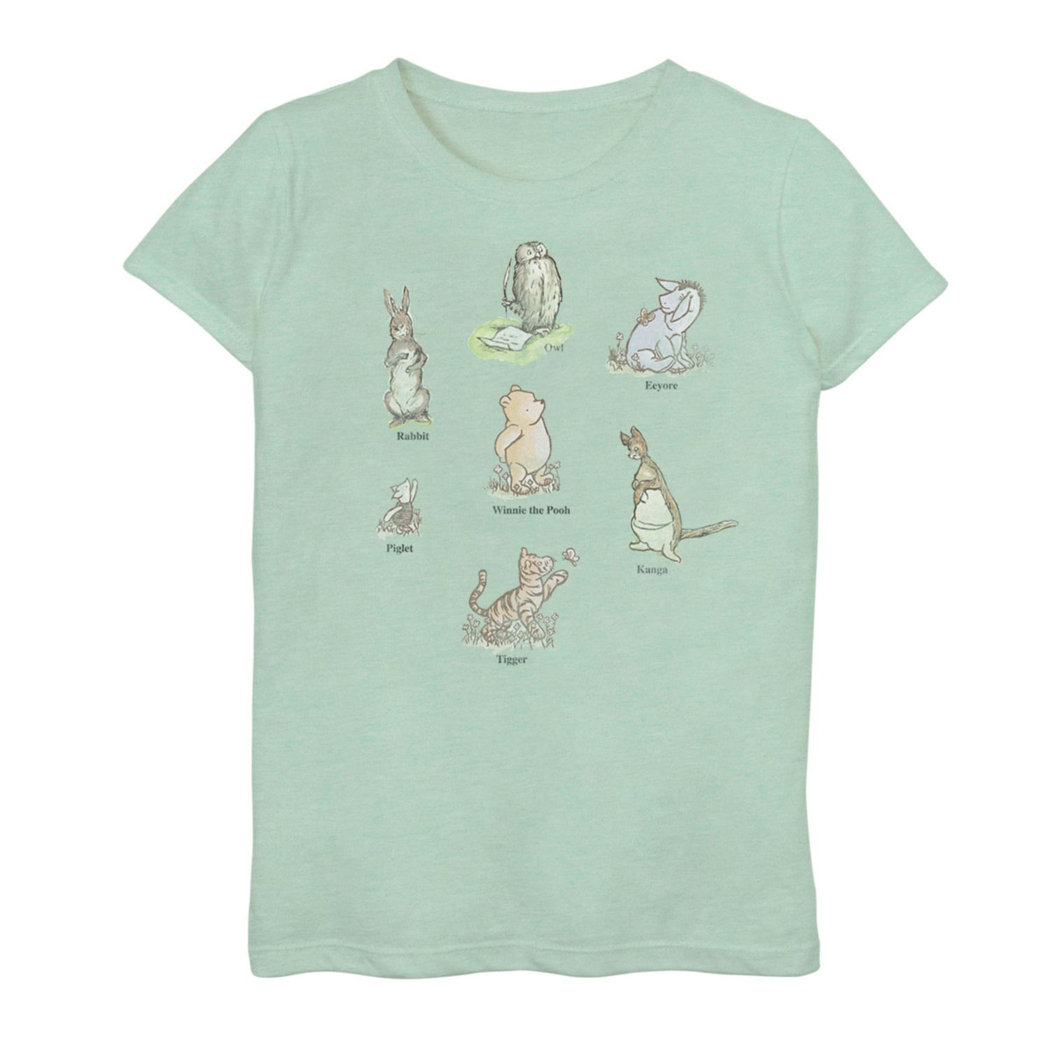 Image for Disney 's Winnie The Pooh Girls 7-16 Classic Group Shot Graphic Tee at Kohl's.