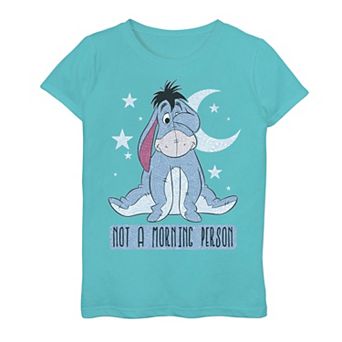 Disney's Winnie The Pooh Girls 7-16 Eeyore Not A Morning Person Graphic Tee