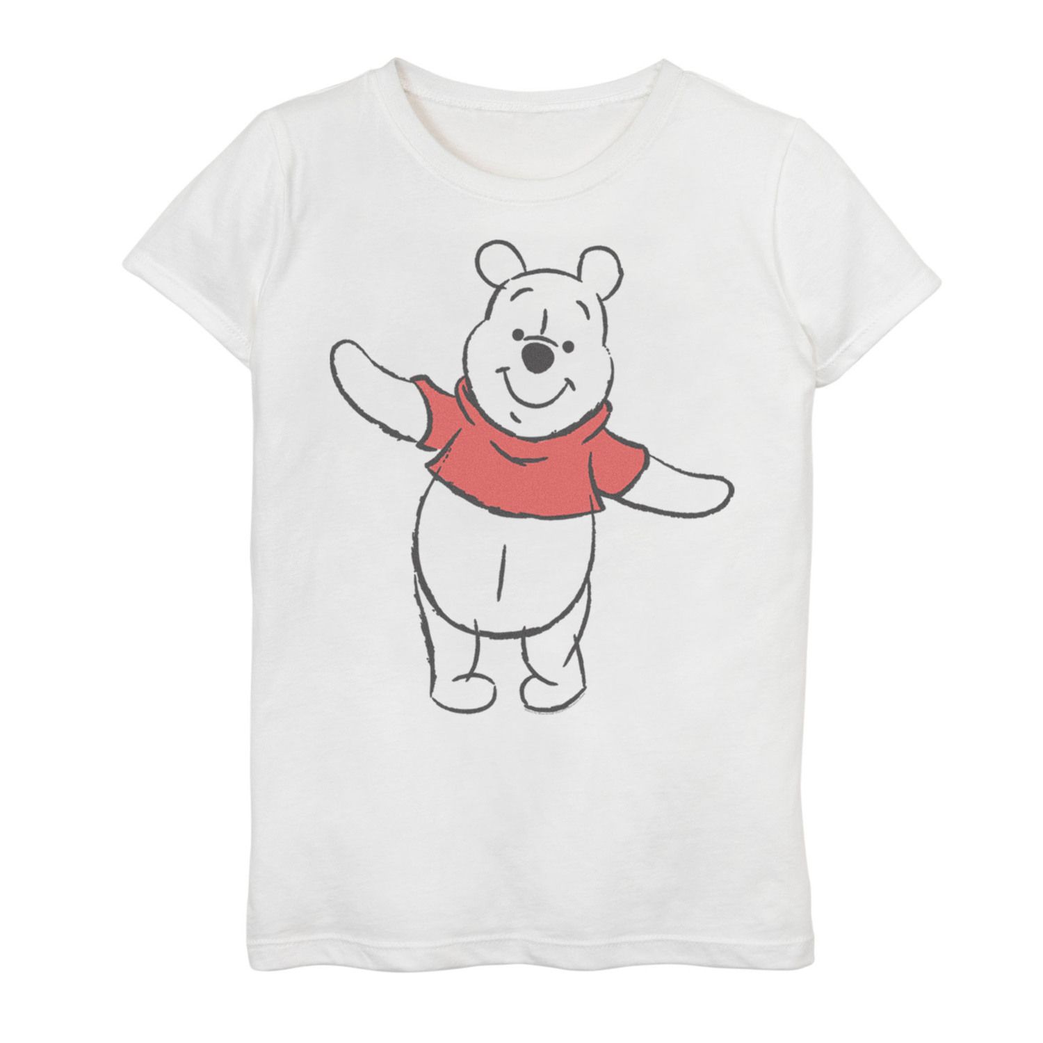 Image for Disney 's Winnie The Pooh Girls 7-16 Art Bear Sketch Graphic Tee at Kohl's.