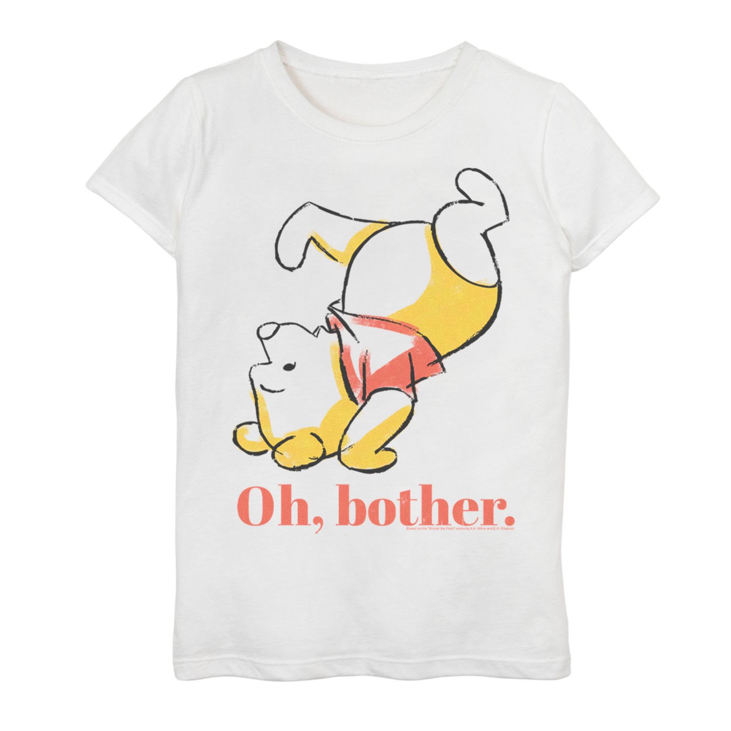 Image for Disney 's Winnie The Pooh Girls 7-16 Tumble Bear Oh Bother Graphic Tee at Kohl's.