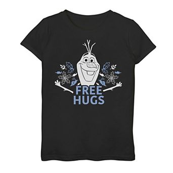 Disney's Frozen 2 Girls 7-16 Olaf Free Hugs Foliage Poster Graphic Tee