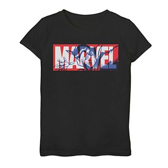 Girls 7-16 Marvel Doctor Strange Logo Fill Graphic Tee