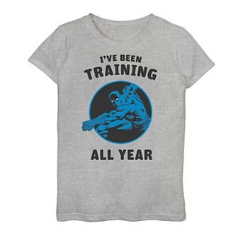 Girls 7-16 Marvel Avengers Black Panther I've Been Training All Year Graphic Tee