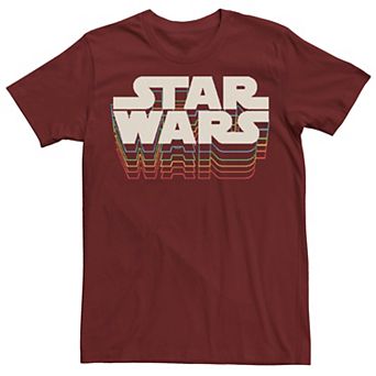 Men's Star Wars Retro Gradient Logo Tee