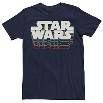 Men's Star Wars Retro Gradient Logo Tee