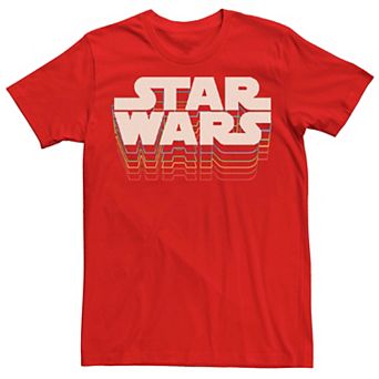 Men's Star Wars Retro Gradient Logo Tee
