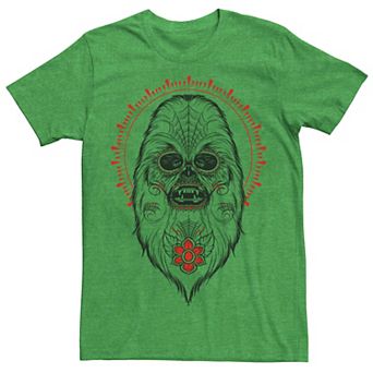 Men's Star Wars Day Of The Dead Chewbacca Portrait Tee