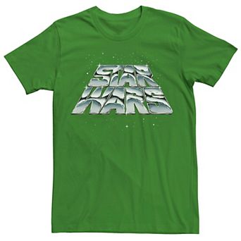 Men's Star Wars Slanting Chrome Logo Tee