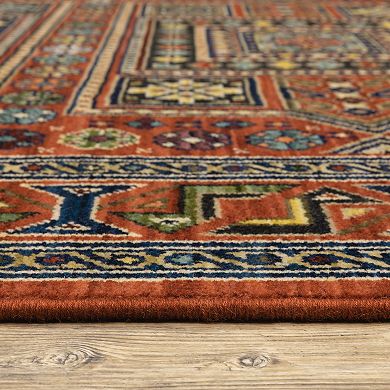 StyleHaven Linwood Tribal Medallion Fringed Area Rug