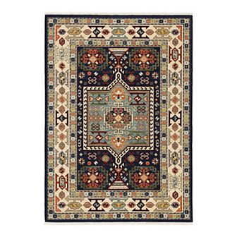 StyleHaven Linwood Tribal Border Fringed Area Rug