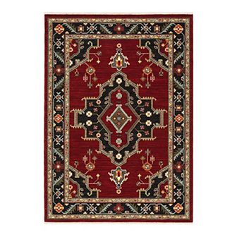 StyleHaven Linwood Persian Medallion Fringed Area Rug