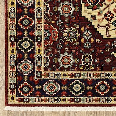StyleHaven Linwood Persian Ornate Fringed Area Rug