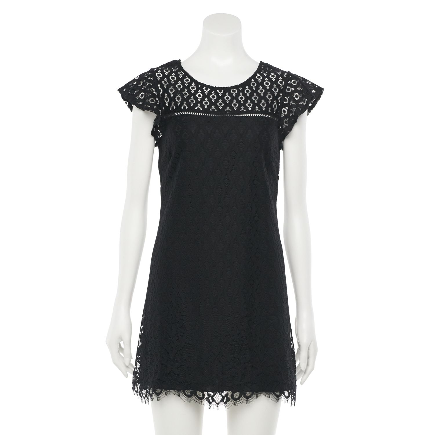 speechless lace shift dress
