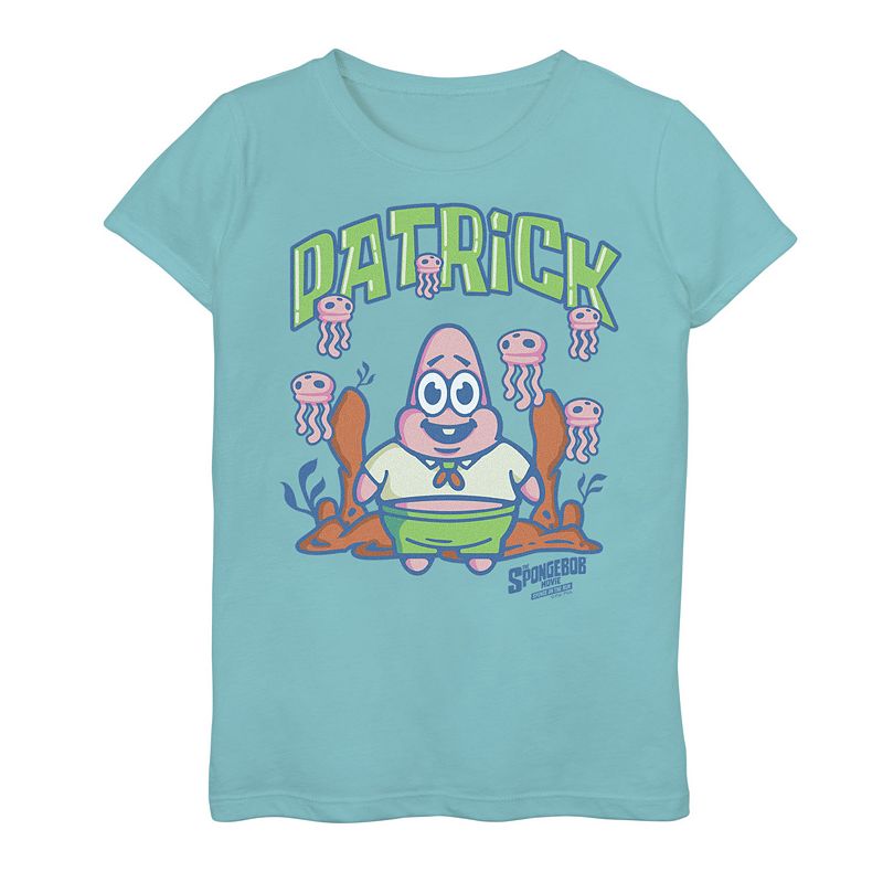 UPC 195156896093 product image for Girls 7-16 Girls Spongebob Movie Kid Patrick Graphic Tee, Girl's, Size: Large, B | upcitemdb.com