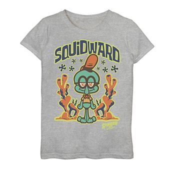 Girls 7-16 Girls Spongebob Movie Kid Squidward Graphic Tee