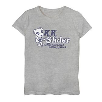 Girls 7-16 Animal Crossing K.K. Slider Nothing Shredded Nothing Gained Graphic Tee