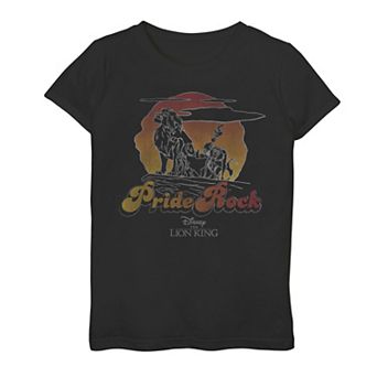 Disney's The Lion King Girls 7-16 Pride Rock Outline Graphic Tee