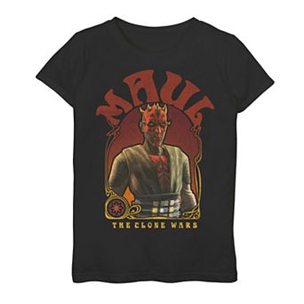 Girls 7-16 Star Wars: The Clone Wars Maul Portrait Graphic Tee