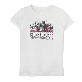 Girls 7-16 Clone Wars Bad Batch Collage Graphic Tee