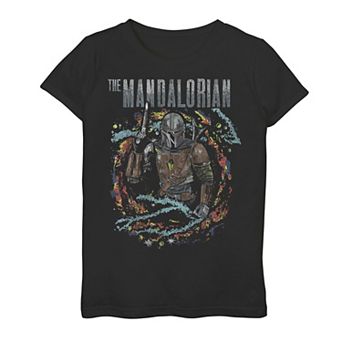 Girls 7-16 The Mandalorian Surroundings Graphic Tee