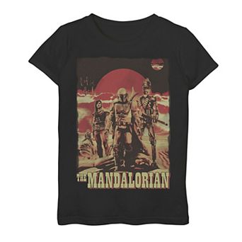 Girls 7-16 Star Wars The Mandalorian Space Cowboy & Friends Graphic Tee