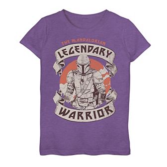 Girls 7-16 Girls Mandalorian Lone Hunter Graphic Tee