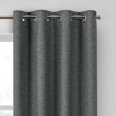 eclipse 2-panel Absolute Zero Draft Stopper Brighton 100% Blackout Curtain Set