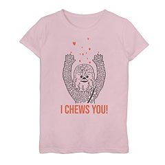 Girls 7-16 Star Wars Chewbacca I Chews You Graphic Tee