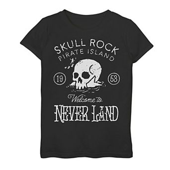 Disney's Peter Pan Girls 7-16 Skull Rock Vintage Graphic Tee